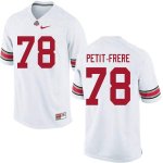 Men's Ohio State Buckeyes #78 Nicholas Petit-Frere White Nike NCAA College Football Jersey Stock FMG5644MK